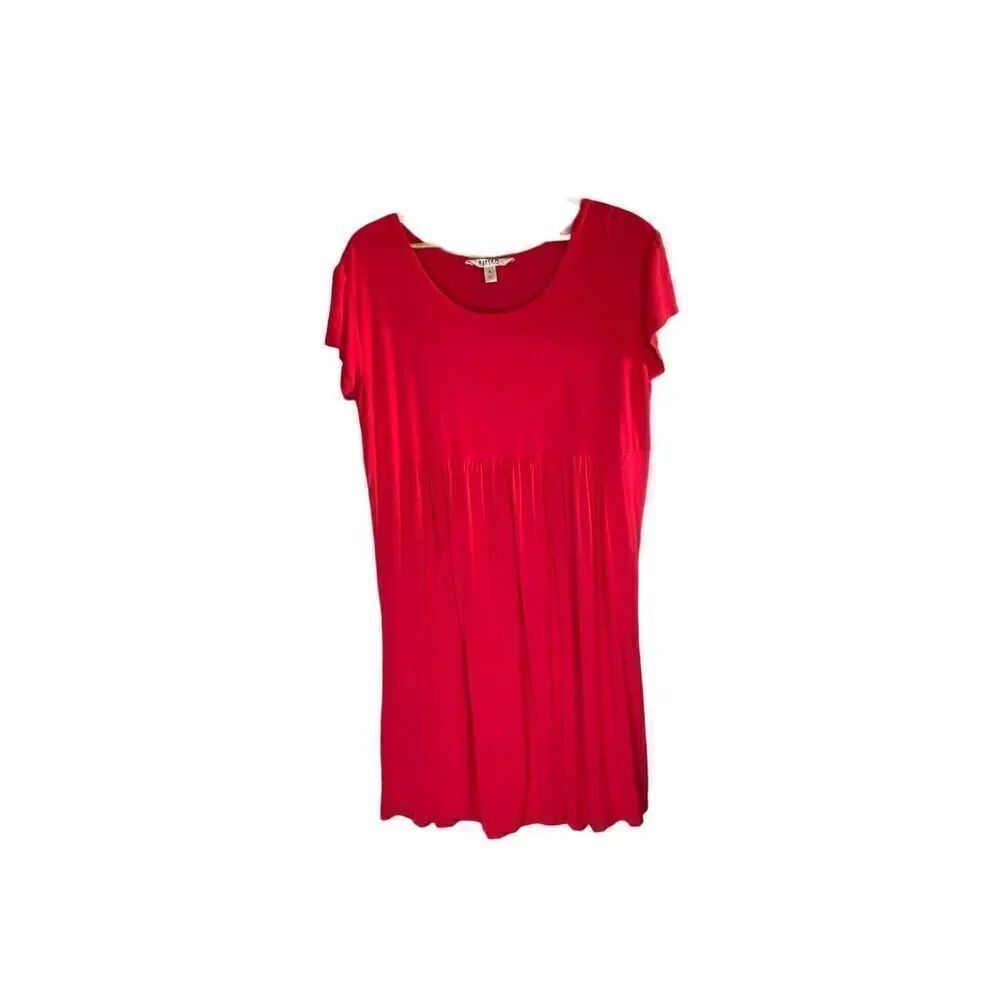 Bitten by SJP red baby doll tunic/dress size large
